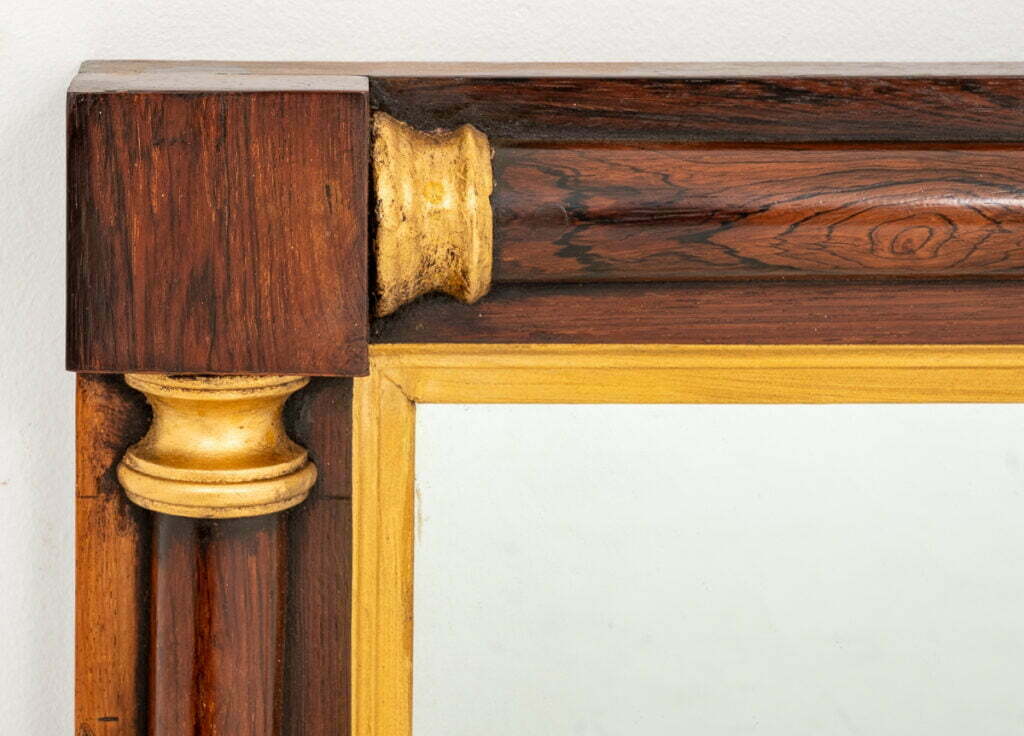 Rosewood and Gilt Mirror