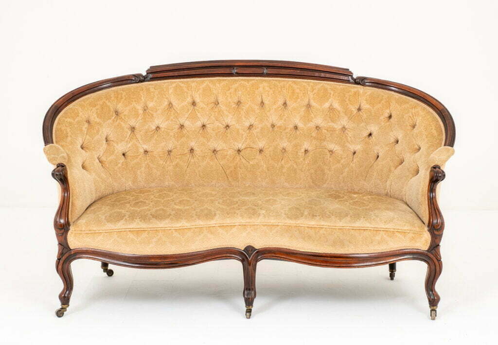 Very Pretty French Mahogany Settee