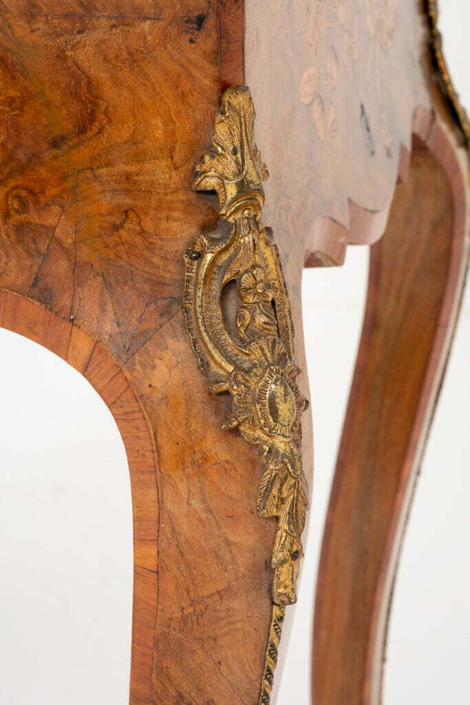Wonderful French Walnut and Marquetry Bonheur de Jour
