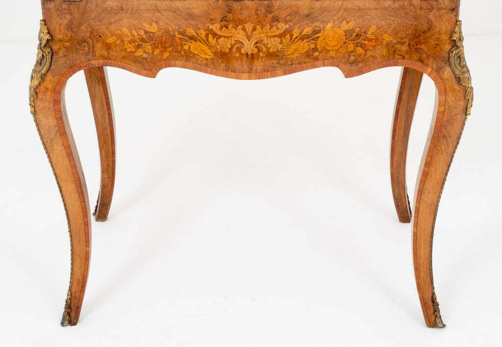 Wonderful French Walnut and Marquetry Bonheur de Jour