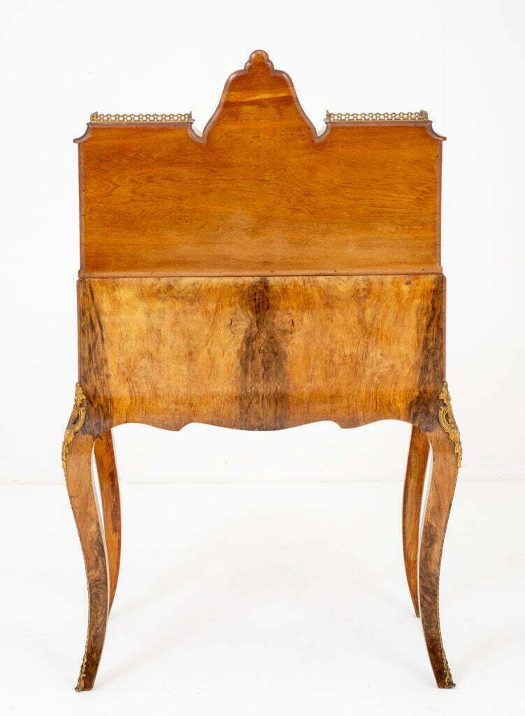 Wonderful French Walnut and Marquetry Bonheur de Jour