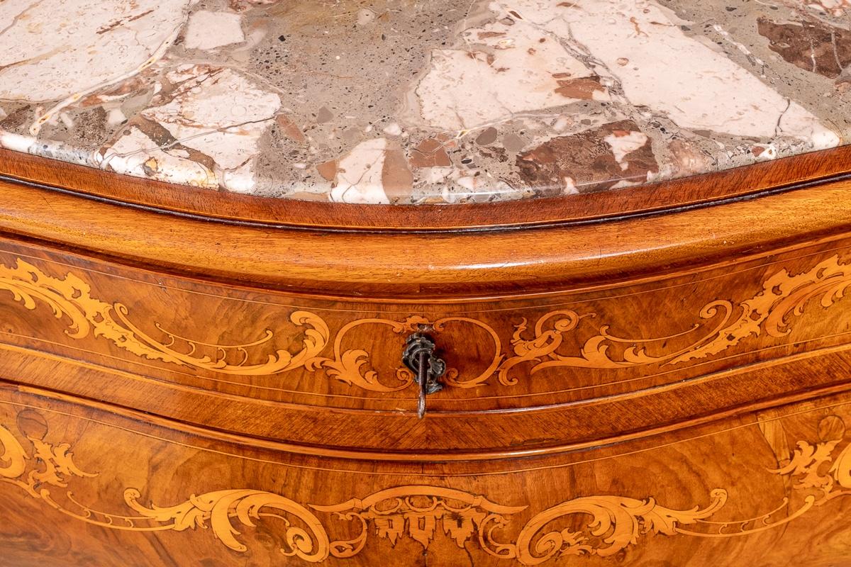 Amazing 6 Piece French Burr Walnut and Marquetry Bedroom Suite