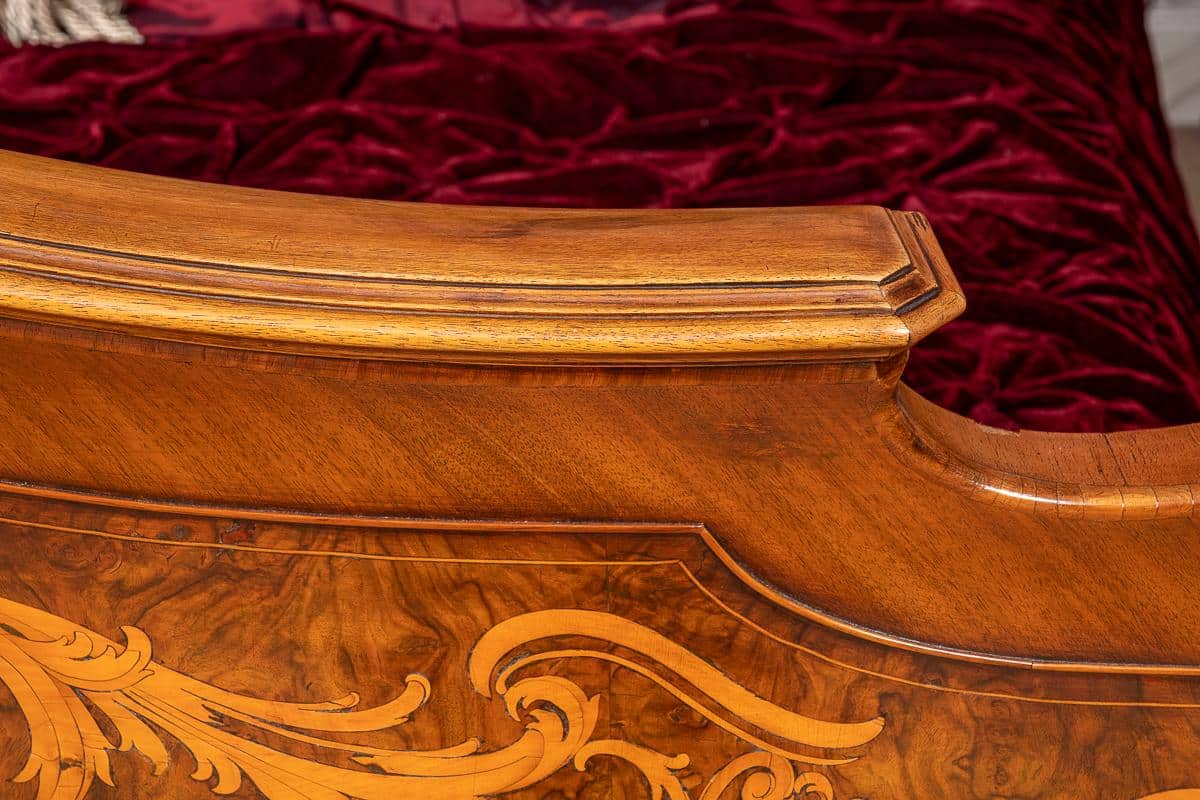 Amazing 6 Piece French Burr Walnut and Marquetry Bedroom Suite