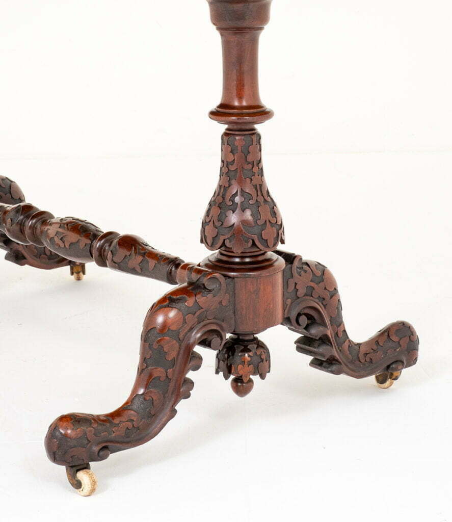 Very Good Rosewood Irish Centre Table