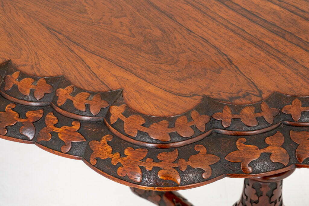 Very Good Rosewood Irish Centre Table