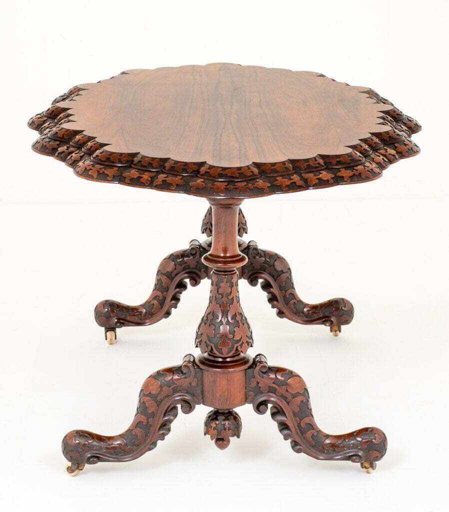 Very Good Rosewood Irish Centre Table