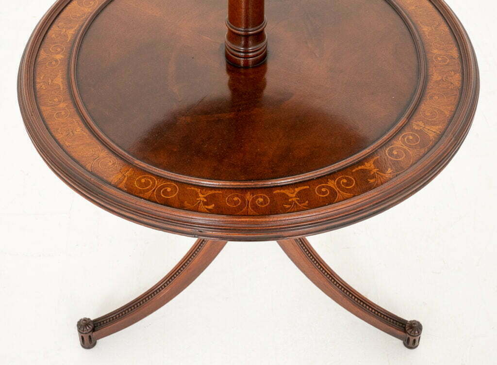 Pretty Mahogany Regency Style 2 Tier Occasional Table
