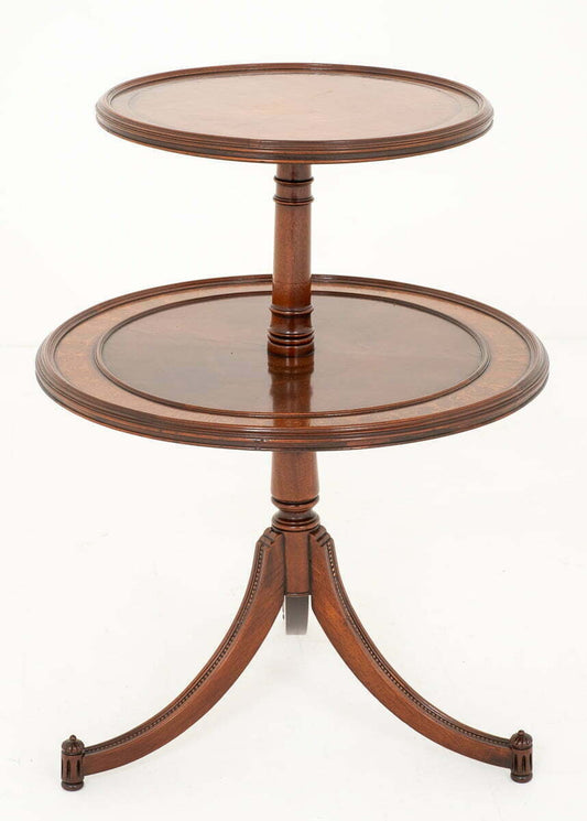 Pretty Mahogany Regency Style 2 Tier Occasional Table
