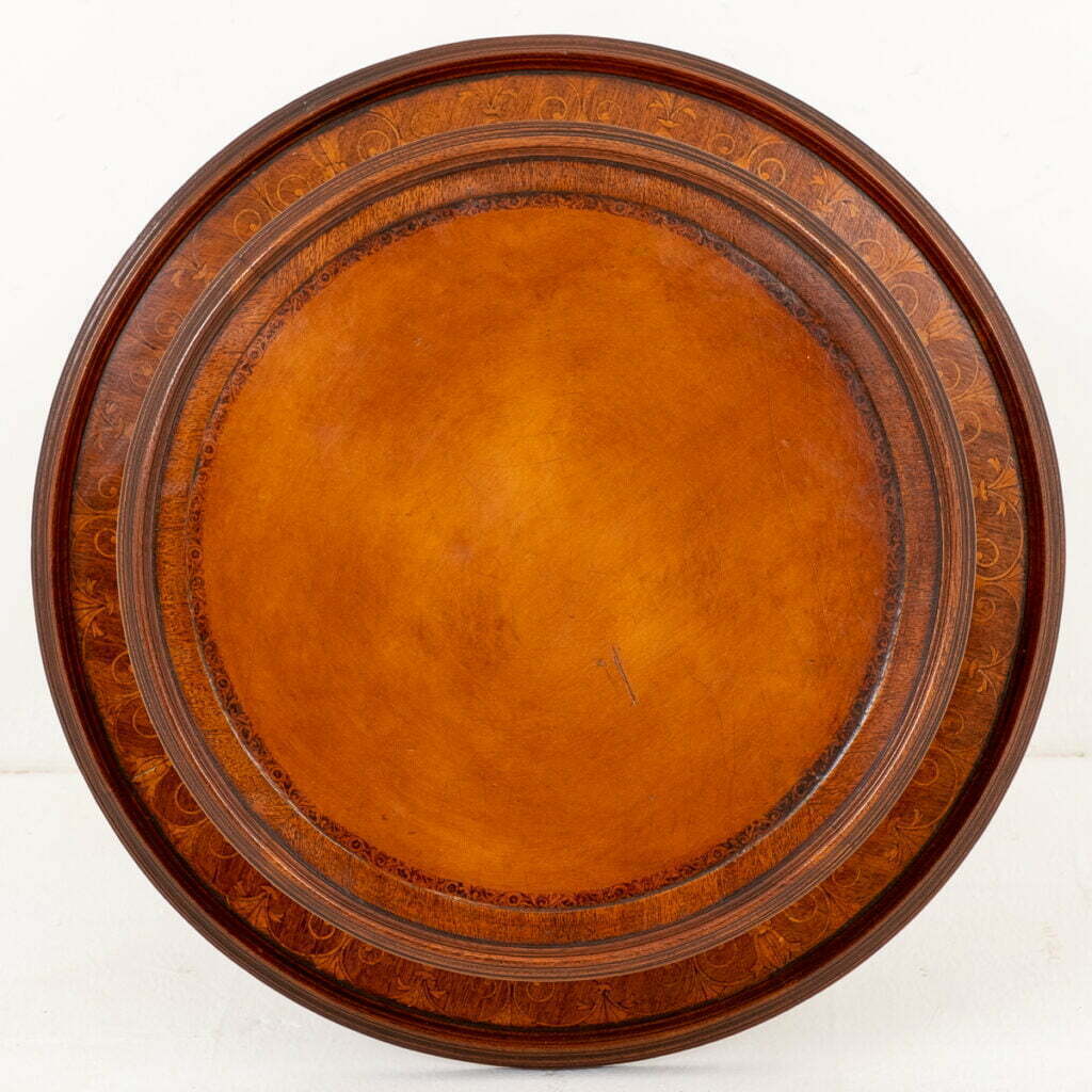 Pretty Mahogany Regency Style 2 Tier Occasional Table