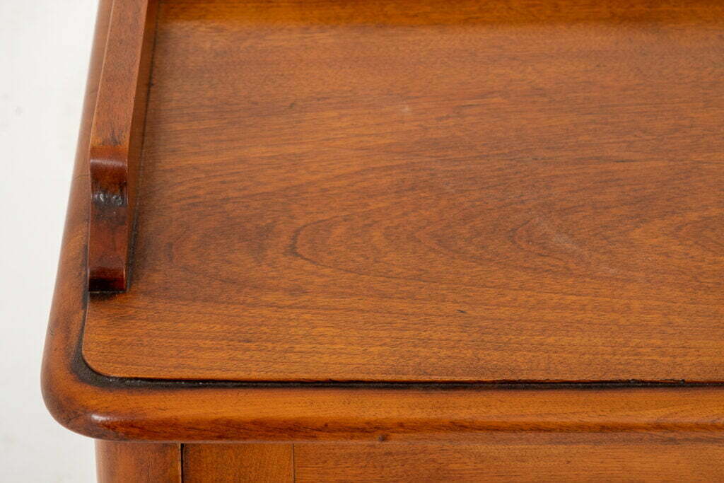 Victorian Satin Birch Bedside Cabinet