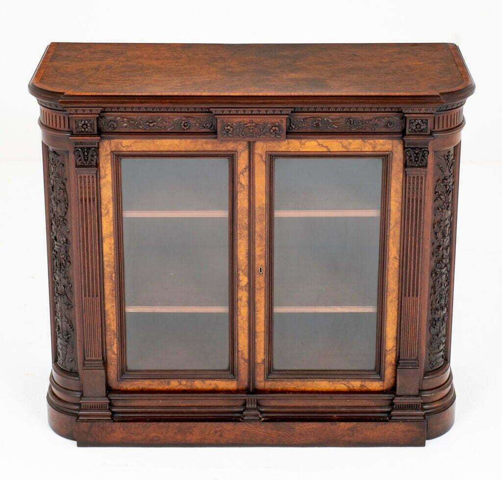 Stunning Walnut “Gillow and Co” Side cabinet