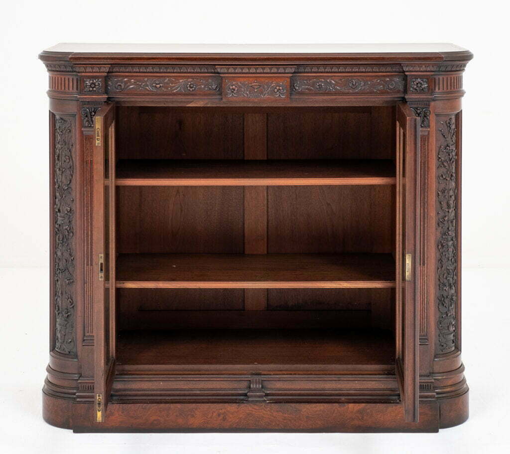 Stunning Walnut “Gillow and Co” Side cabinet