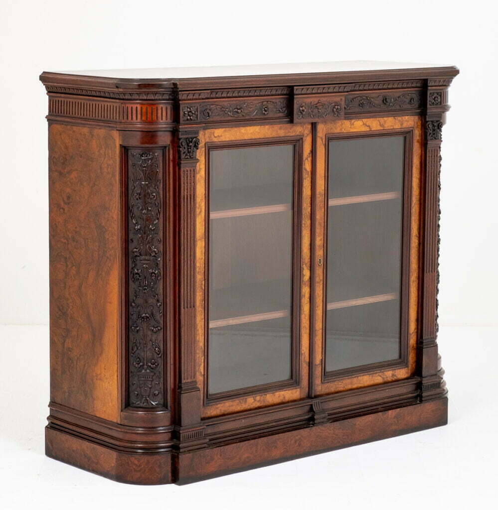 Stunning Walnut “Gillow and Co” Side cabinet