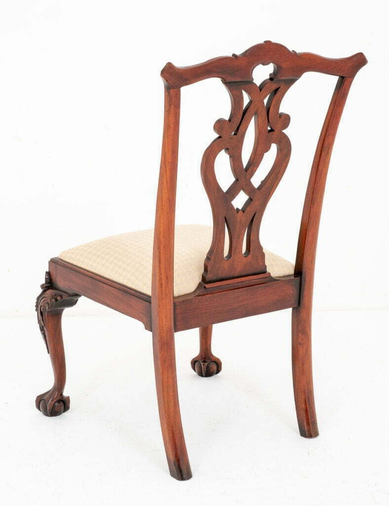Good Set of 8 Chippendale Style Mahogany Dining Chairs