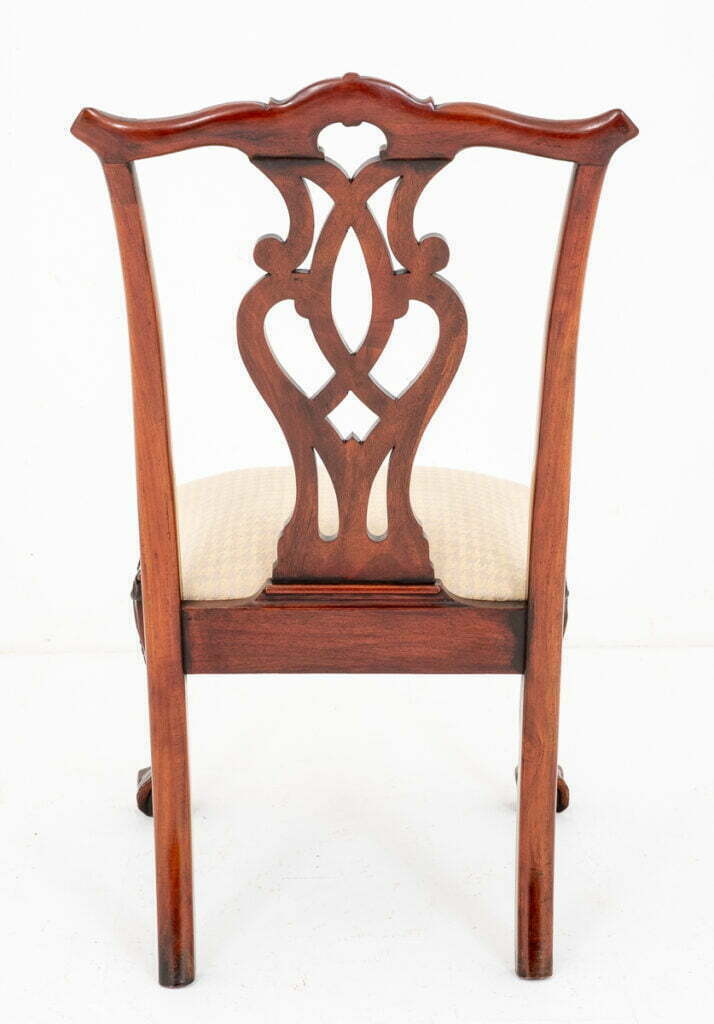 Good Set of 8 Chippendale Style Mahogany Dining Chairs