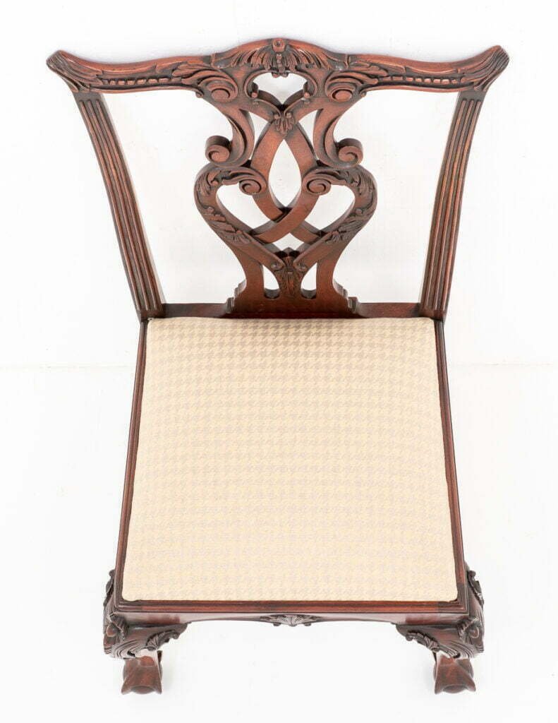 Good Set of 8 Chippendale Style Mahogany Dining Chairs