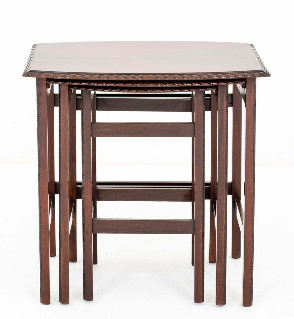 Mahogany Nest of 3 Table
