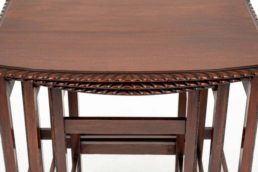 Mahogany Nest of 3 Table
