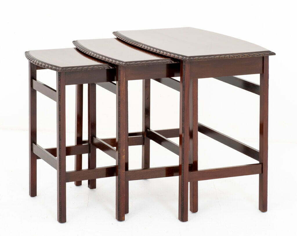 Mahogany Nest of 3 Table