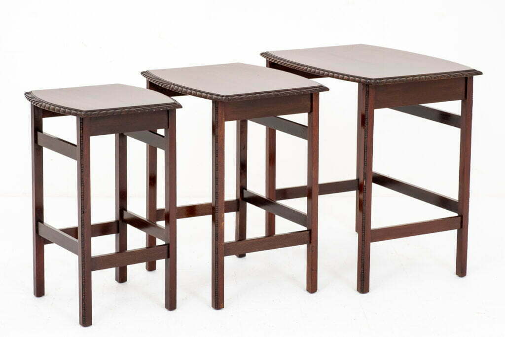 Mahogany Nest of 3 Table