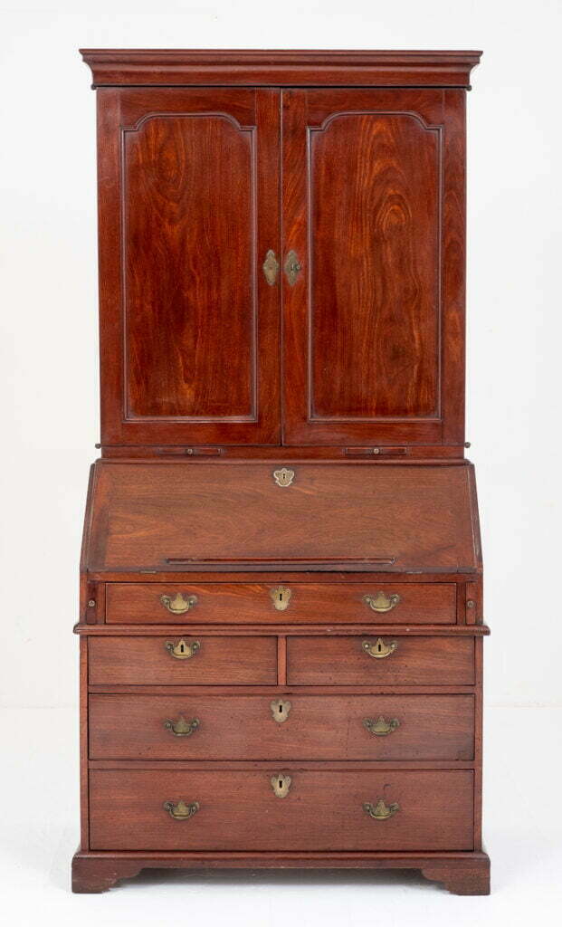 Wonderful Georgian Mahogany Bureau Bookcase