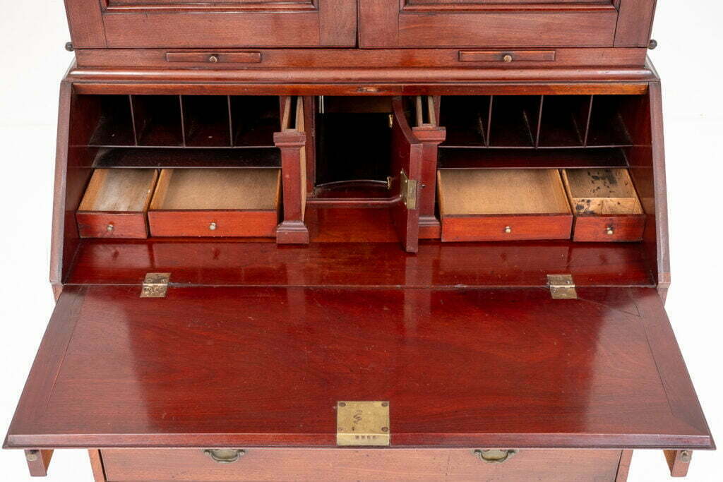 Wonderful Georgian Mahogany Bureau Bookcase