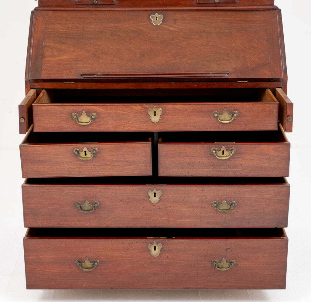 Wonderful Georgian Mahogany Bureau Bookcase