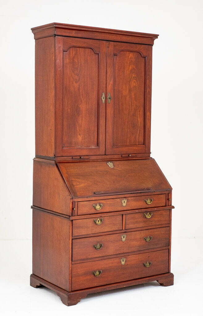 Wonderful Georgian Mahogany Bureau Bookcase