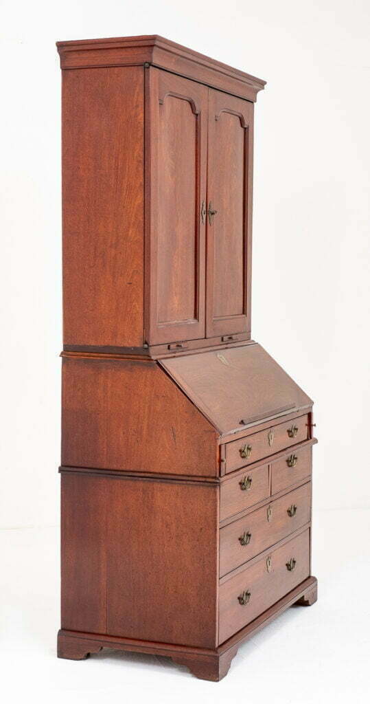 Wonderful Georgian Mahogany Bureau Bookcase