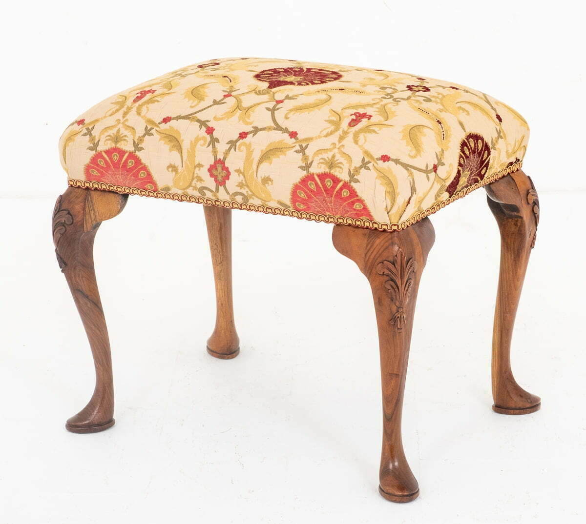 Pretty Queen Anne Style Stool