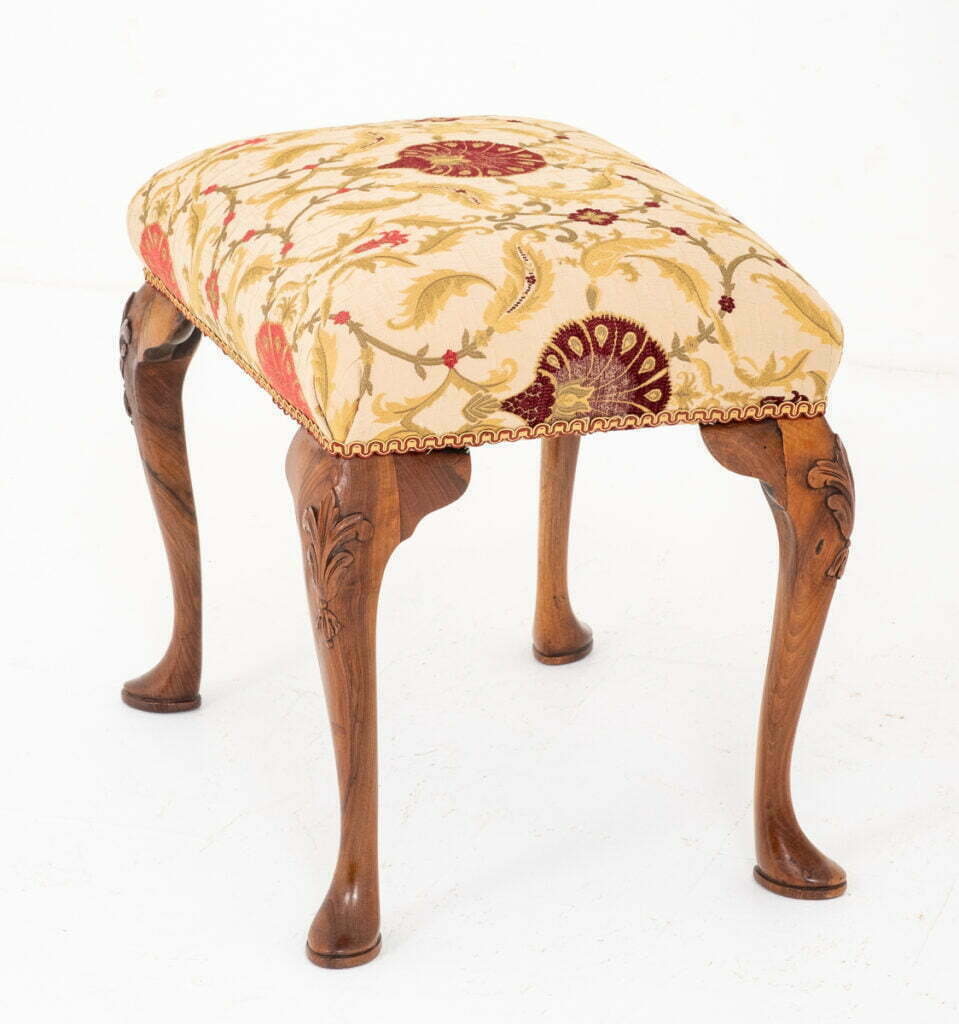 Pretty Queen Anne Style Stool