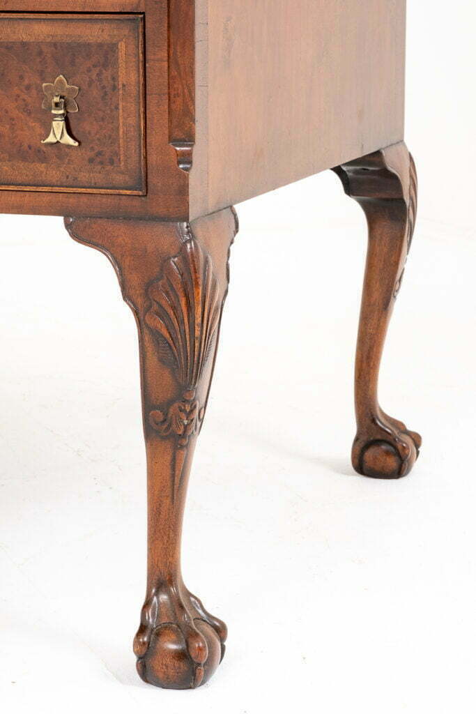 Walnut Chippendale Style Writing Table