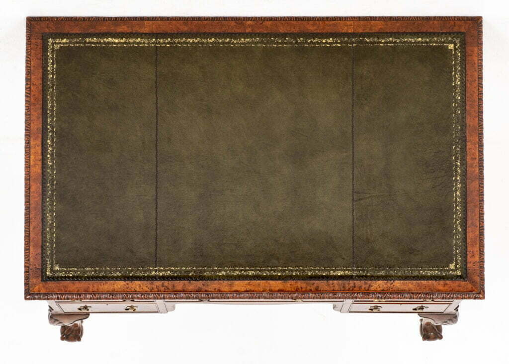 Walnut Chippendale Style Writing Table