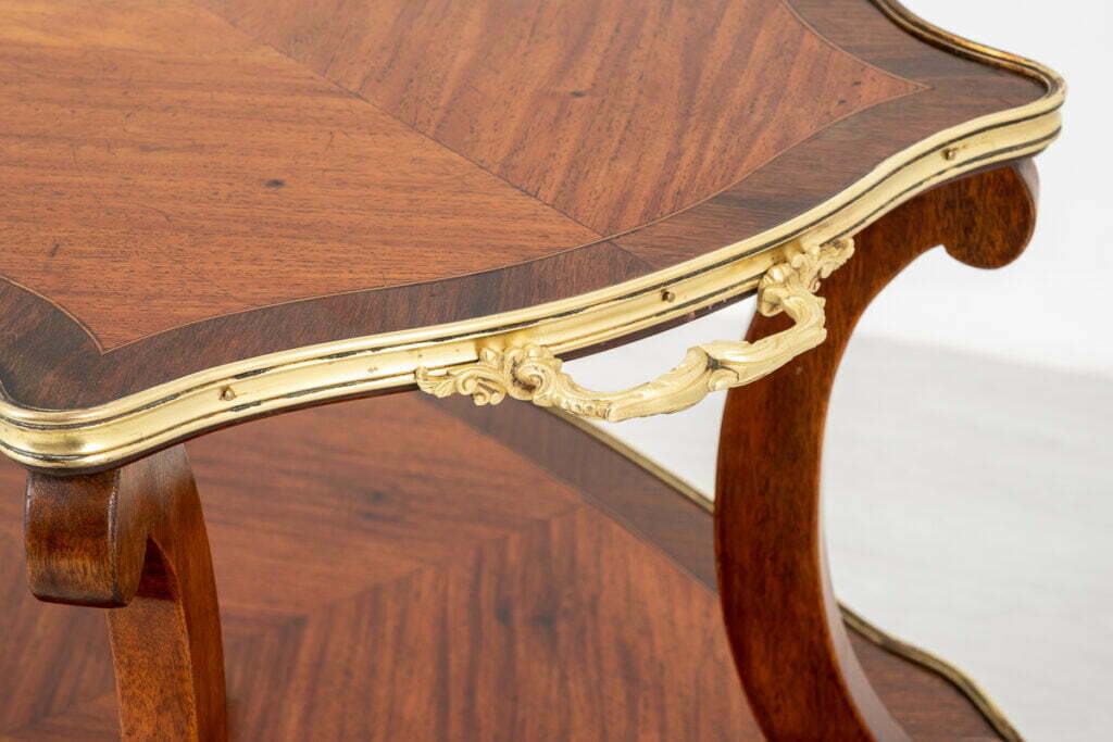 Elegant Satinwood and Ormolu Mounted Etagere