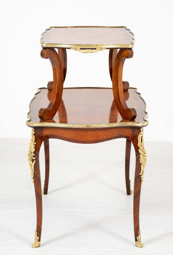 Elegant Satinwood and Ormolu Mounted Etagere