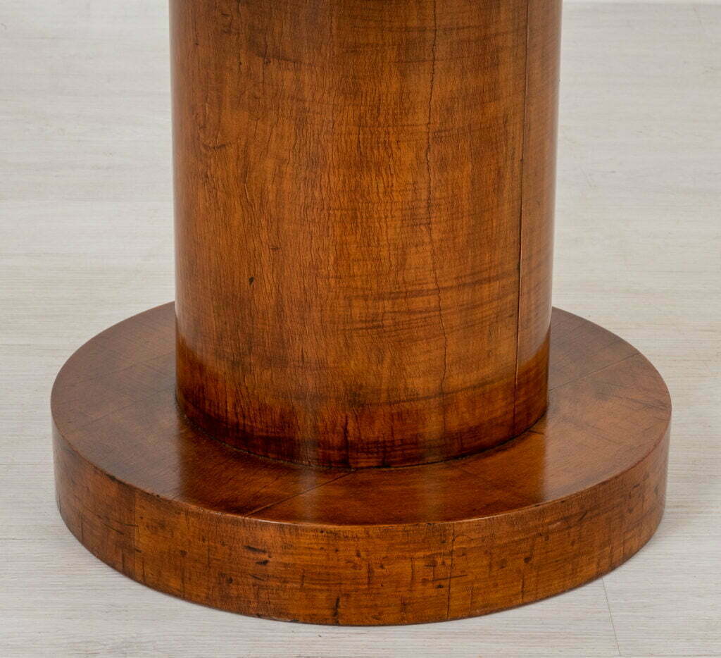 Art Deco Sycamore Cylindrical Occasional Table