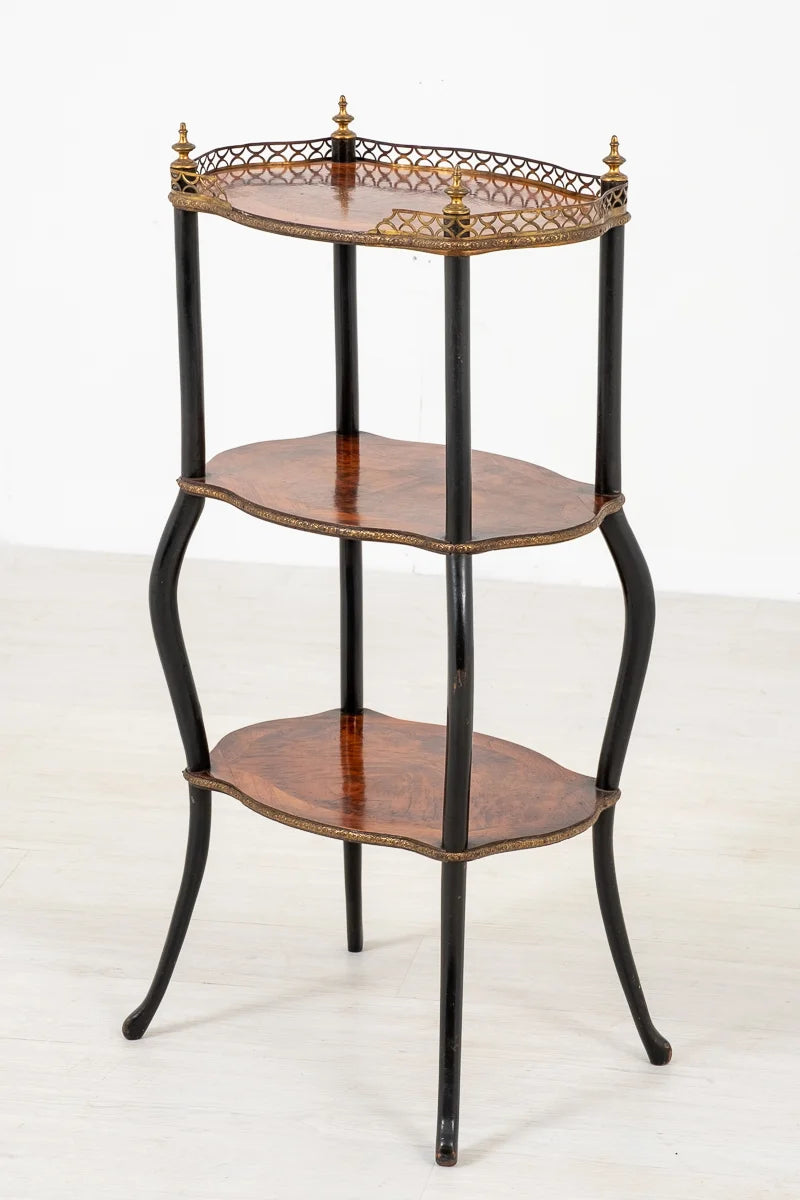 Pretty French Amboyna Etagere
