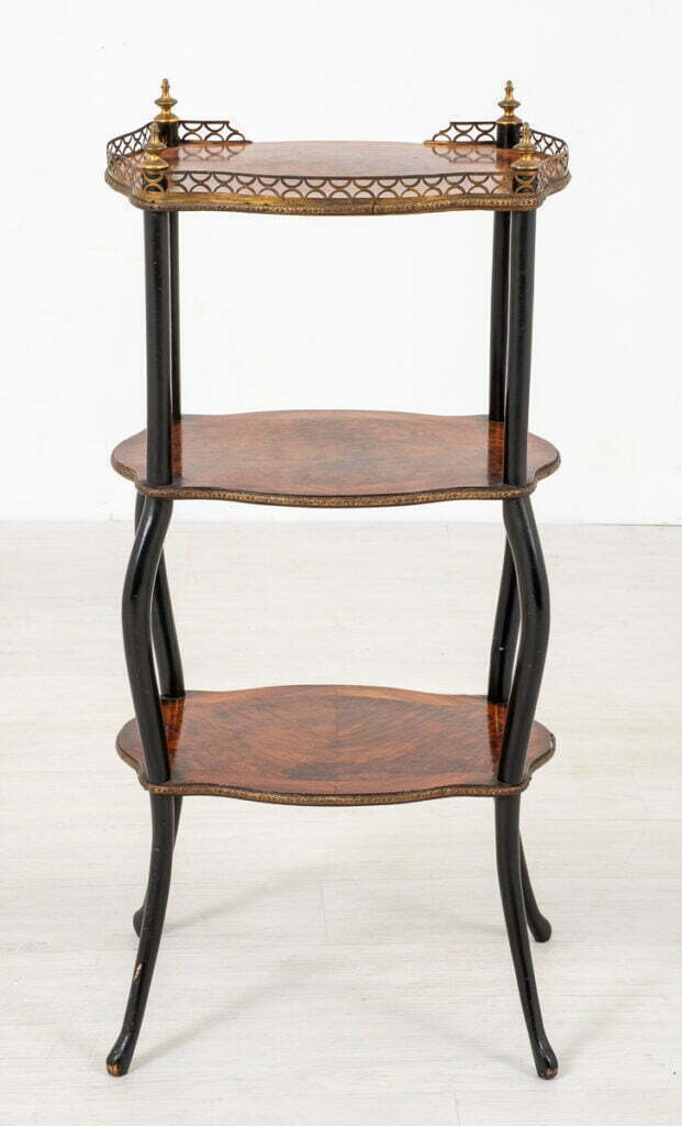 Pretty French Amboyna Etagere