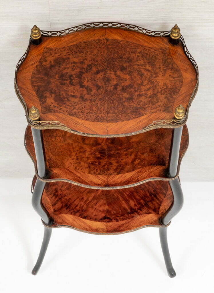 Pretty French Amboyna Etagere