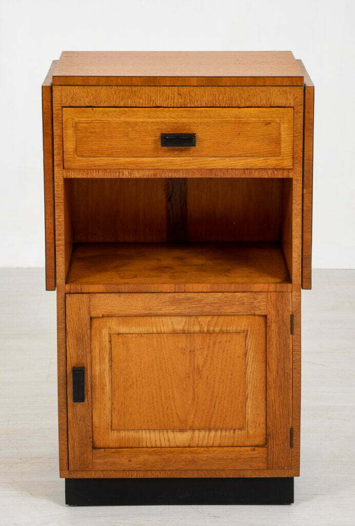 Unusual Oak Deco Cabinet