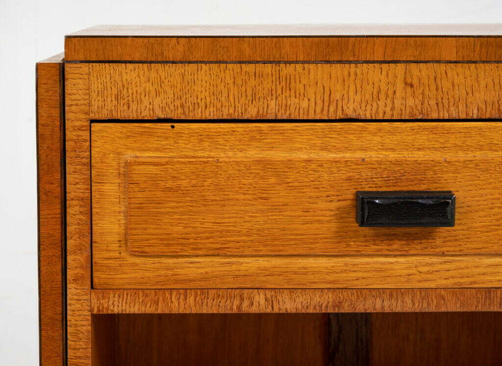 Unusual Oak Deco Cabinet
