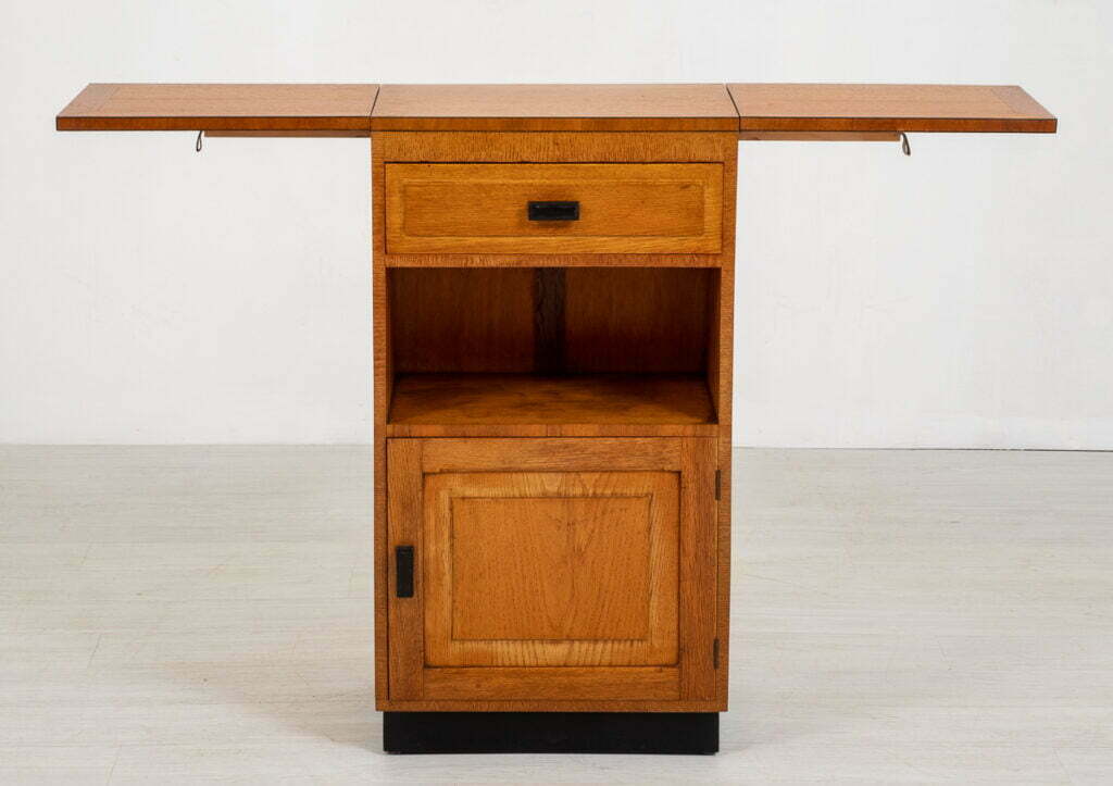 Unusual Oak Deco Cabinet