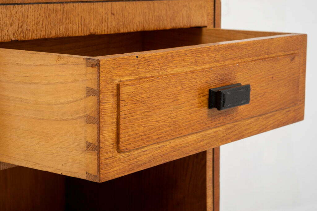 Unusual Oak Deco Cabinet