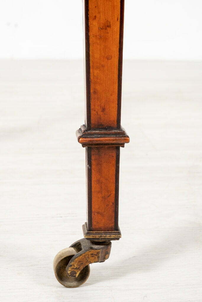 Satinwood Card table in the Hepplewhite Style