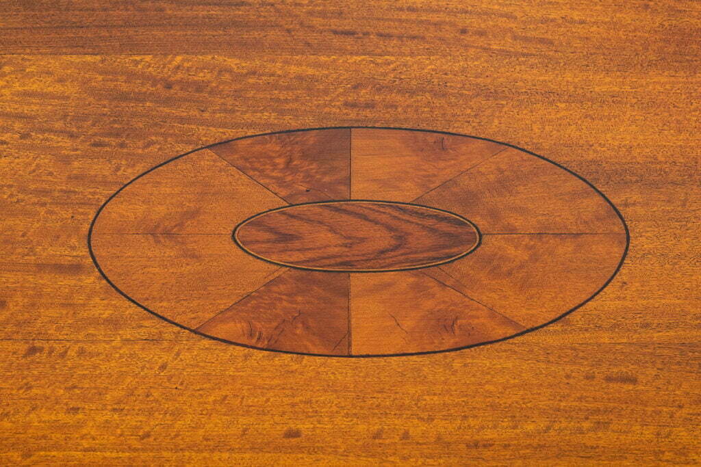 Satinwood Card table in the Hepplewhite Style