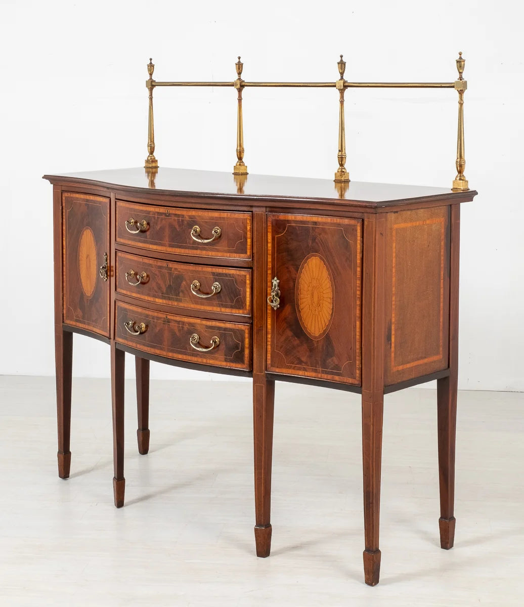 Superb Sheraton Revival Mahogany Sideboard