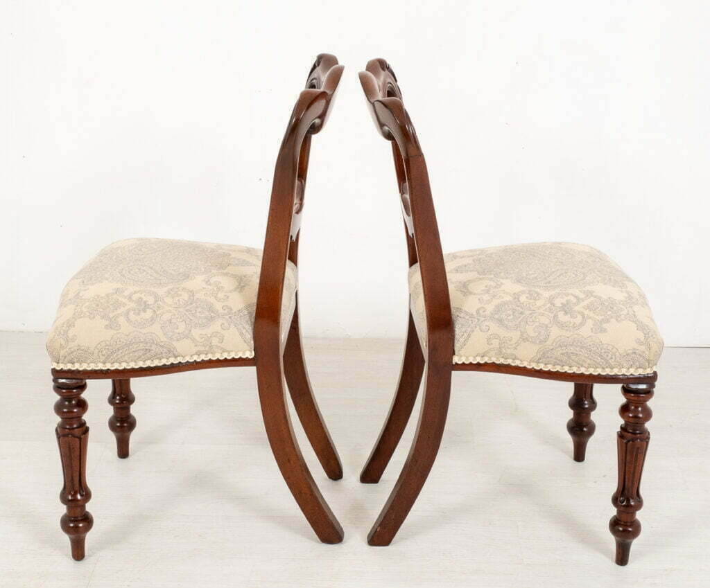 Pair of Mahogany William IV Side Chairs.