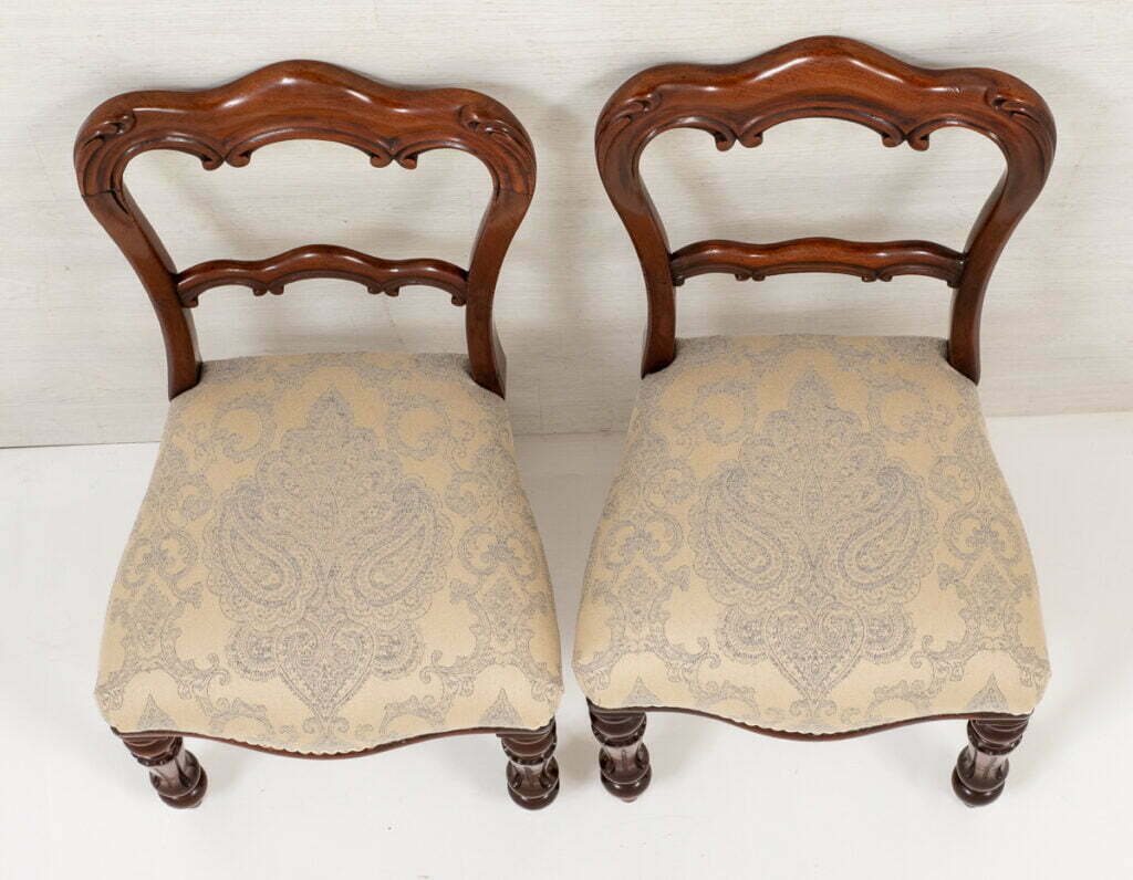Pair of Mahogany William IV Side Chairs.