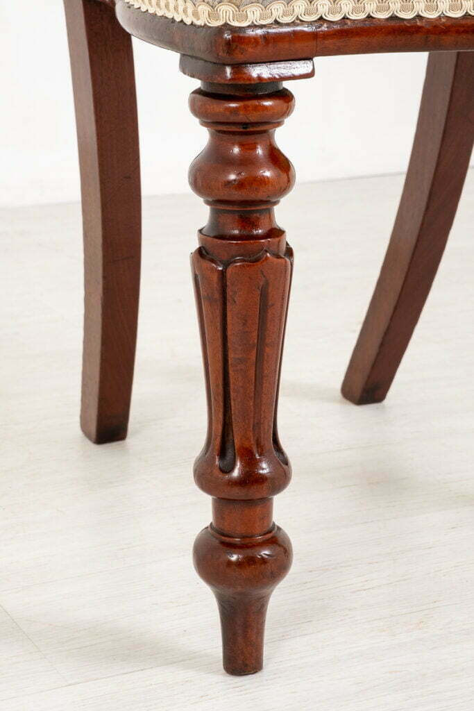 Pair of Mahogany William IV Side Chairs.