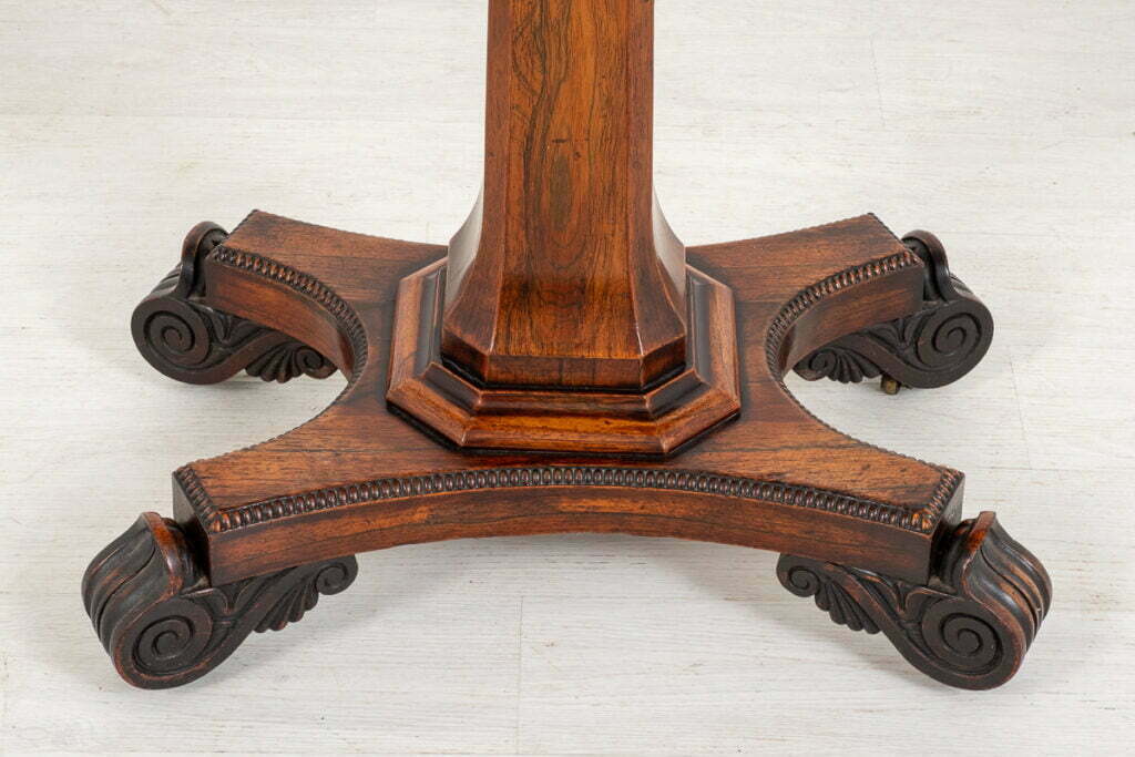 William IV Rosewood Card Table